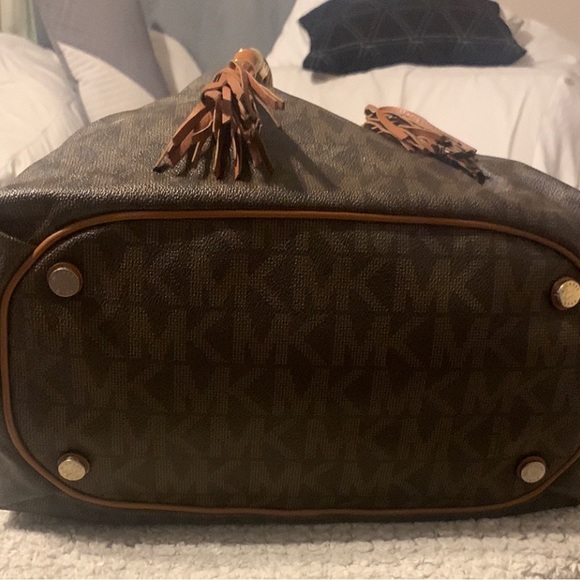 Excellent Condition Vintage MICHAEL KORS Original Logo Plus Print Large Bucket - Picture 3 of 3